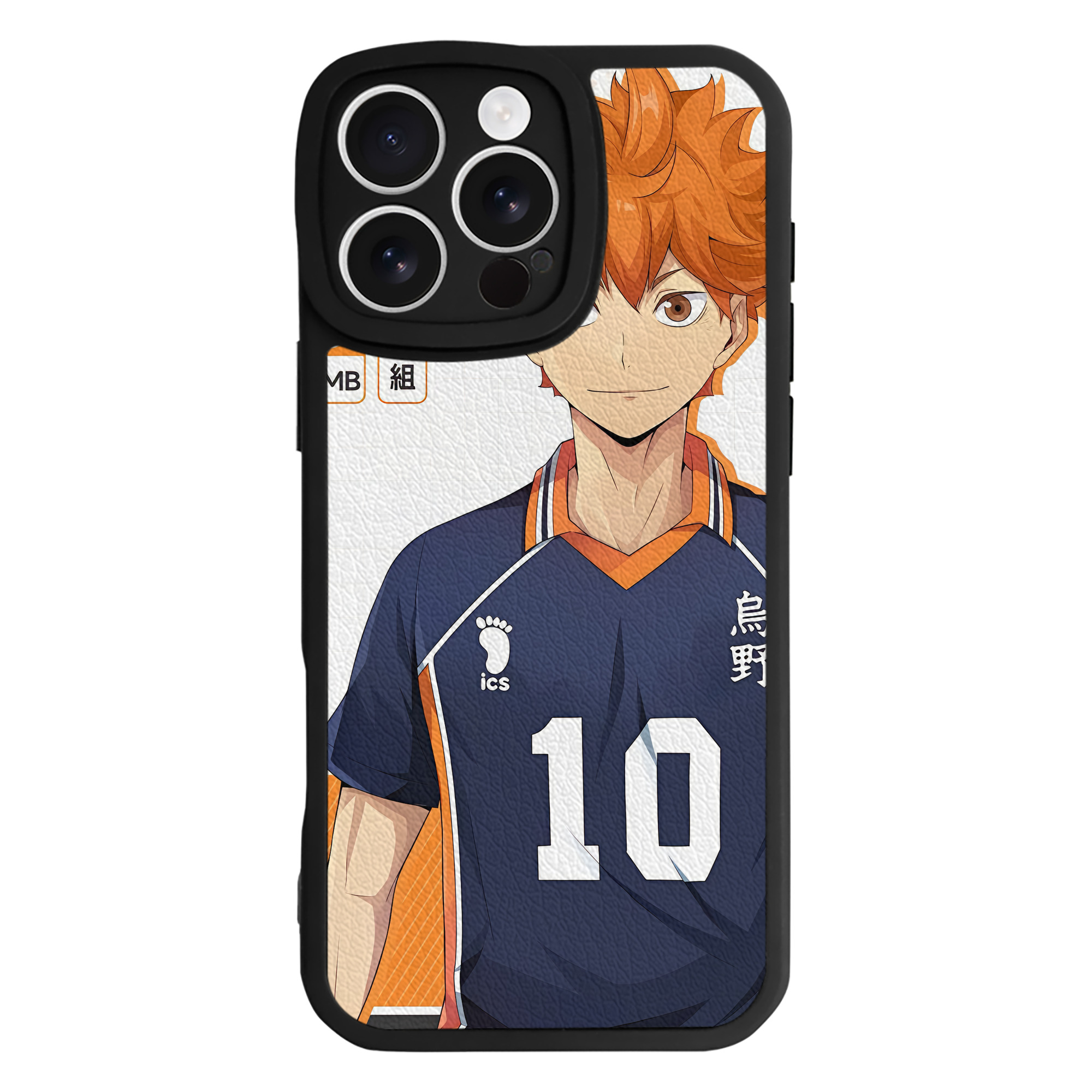 （画像用） ハイキュー!! Haikyu!! 【iPhone 16シリーズ対応】シリコンスマホケース（レザー調） 材質：シリコン